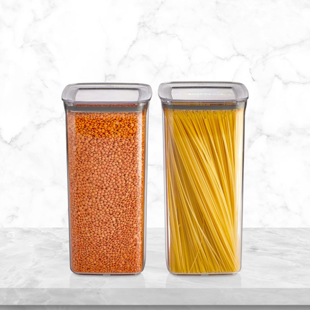 Aufbewahrungsbehälter | 2er Set | 1000 ml | 1500 ml | 2000 ml | 2800 ml