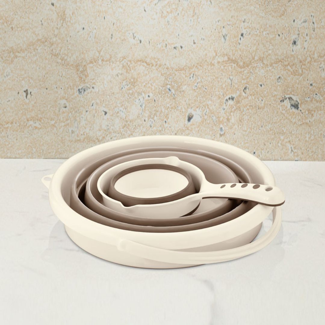 Faltbarer Kunststoff Eimer | 2er Set