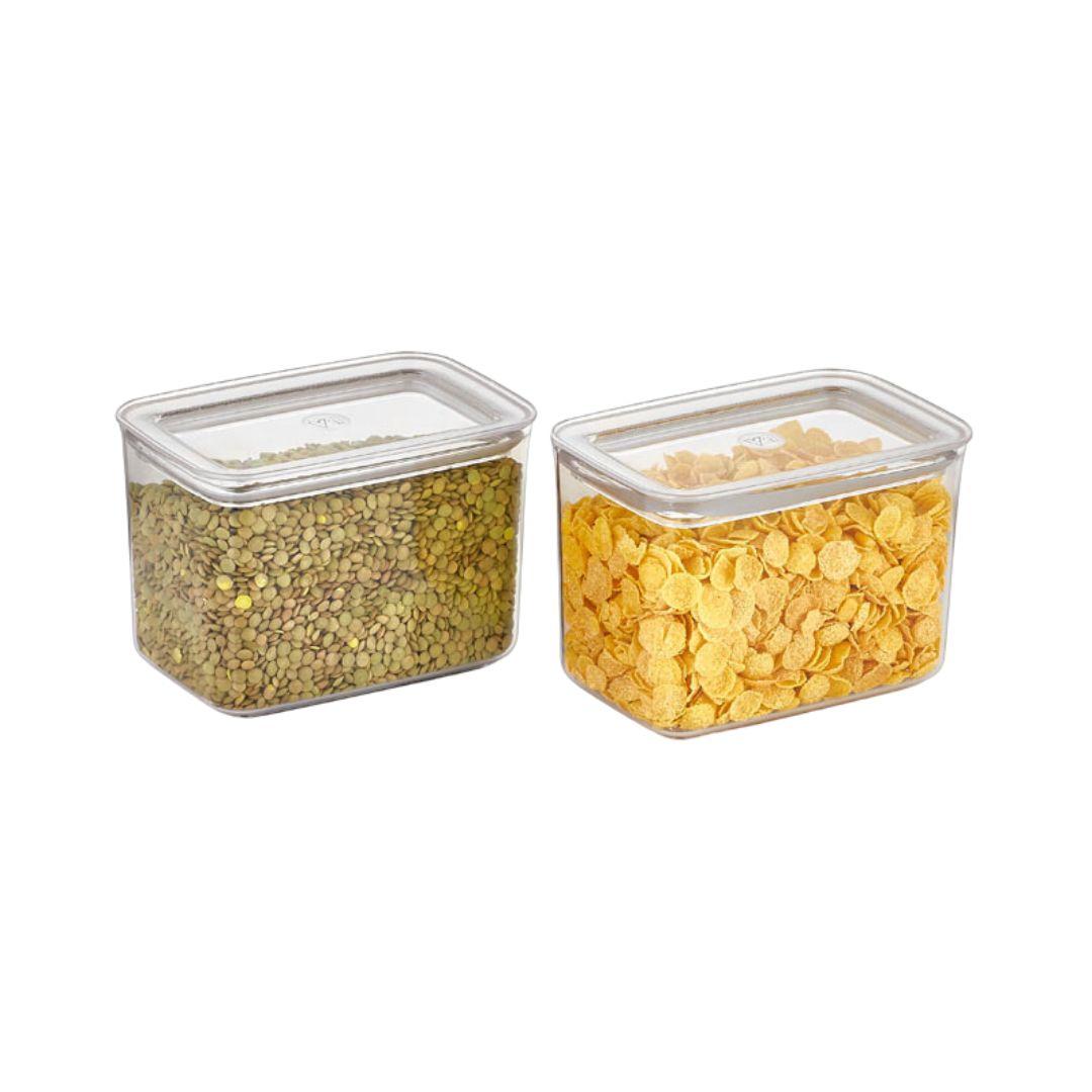 Sude Vakuum Vorratsbehälter | 2er Pack | 600 ml | 1400 ml | 2200 ml | 2900 ml