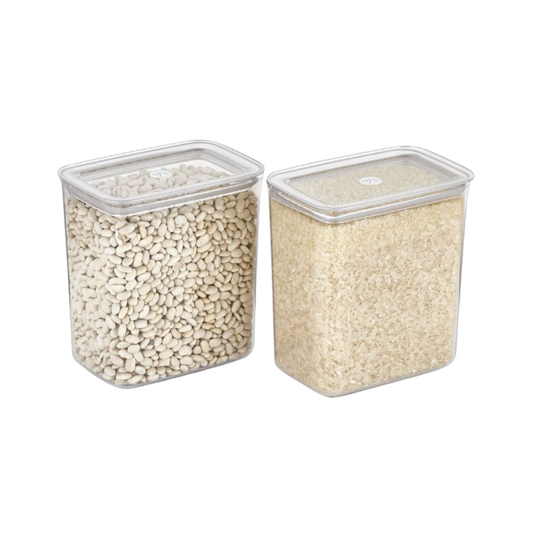 Sude Vakuum Vorratsbehälter | 2er Pack | 600 ml | 1400 ml | 2200 ml | 2900 ml