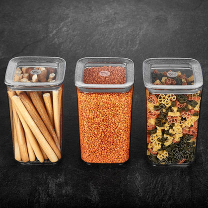 Sude Vakuum Vorratsbehälter | 3er Set | 250 ml | 700 ml | 900 ml | 1200 ml | 1700 ml | 2000 ml