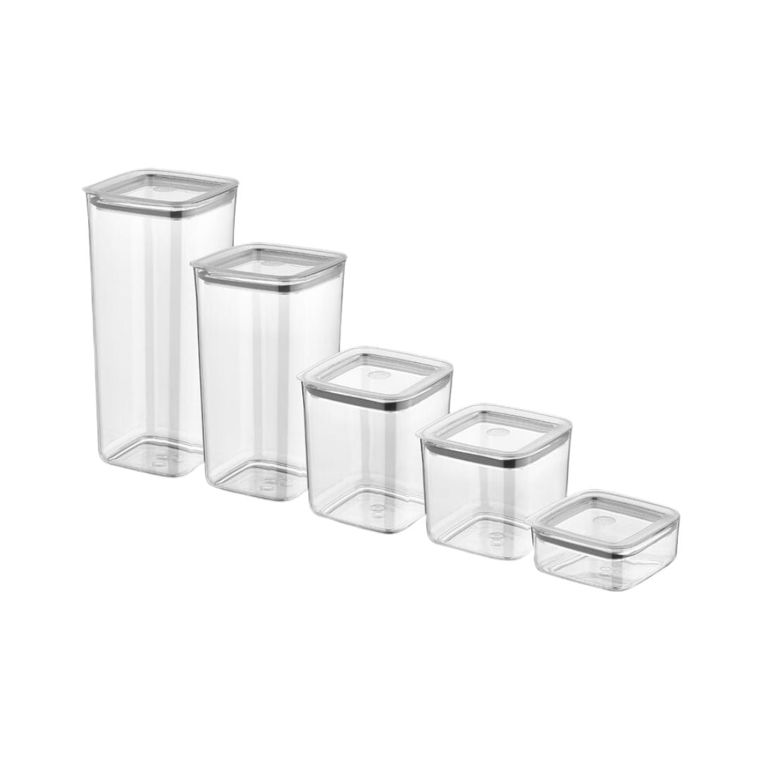 Sude Vakuum Vorratsbehälter | 5er Set | 250 ml / 700 ml / 900 ml / 1200 ml / 1700 ml