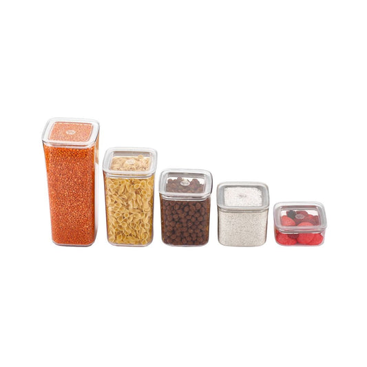 Sude Vakuum Vorratsbehälter | 5er Set | 250 ml / 700 ml / 900 ml / 1200 ml / 1700 ml