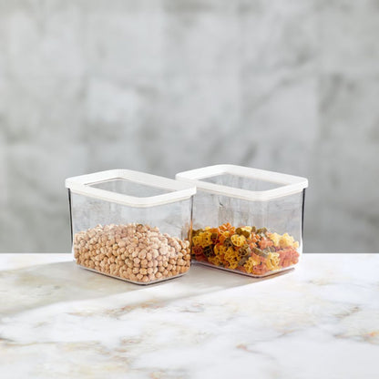TMT Möbel Home Vorratsdosen | 2er Set | 600 ml | 1400 ml | 2200 ml | 2900 ml