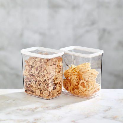 TMT Möbel Home Vorratsdosen | 2er Set | 600 ml | 1400 ml | 2200 ml | 2900 ml