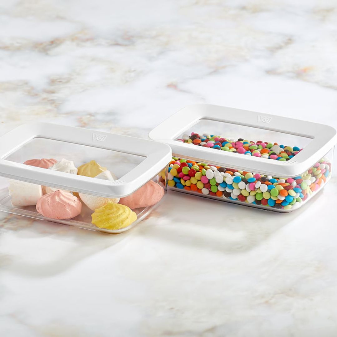 TMT Möbel Home Vorratsdosen | 2er Set | 600 ml | 1400 ml | 2200 ml | 2900 ml
