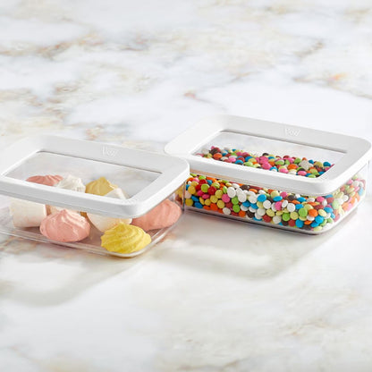 TMT Möbel Home Vorratsdosen | 2er Set | 600 ml | 1400 ml | 2200 ml | 2900 ml